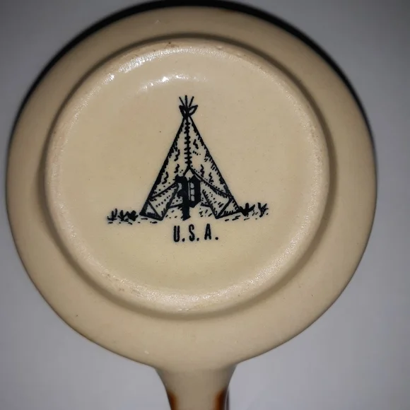 VINTAGE 40s Tepko Broken Wagon Wheel Luncheon Set - Picture 14 of 16